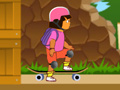 Dora skateboarding