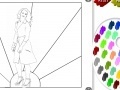 Kristin Davis Online Coloring Game