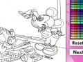 Mickey School Blackboard Online Coloring Game