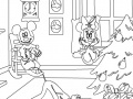 Mickey and Minnie Online Coloring Game