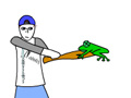 Frog Batting