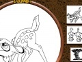 Bambi and Friends Online Coloring Page