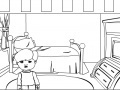 Cartoon House Online Coloring Game