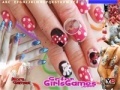 Beautiful Girl Nails Design Hidden Letters