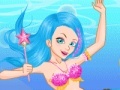 Colorful mermaid princess