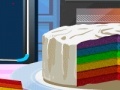 Love rainbow cake