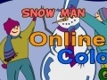 Snow Man Online Coloring Game