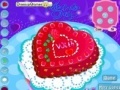 Valentine cake decoration
