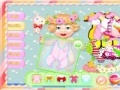 Chubby girl baby dressup