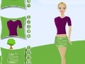 Barbie walking in the park