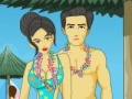 Kisses on the Hawaiian beach