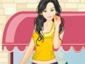 Beautiful young woman shopping