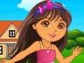 Dora in the school yard