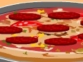 Pizza toss with chimpze