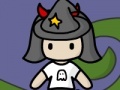 Girl and Halloween