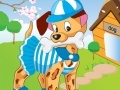 Cute puppy dress up
