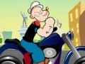 Popeye Rides Bike