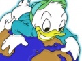 Donald Duck With Globe