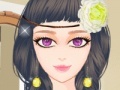 Lace girl make up