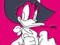 Donald Duck in desert