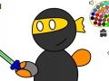 Mini ninja coloring