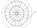 Dart Board Coloring