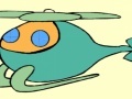 Chubby Helicopter Coloring