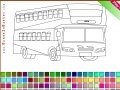 Double Decker Bus Coloring