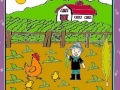 Farmer and Vegetables Coloring
