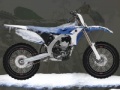 Winter bike stunts