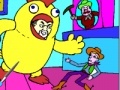 Coloring: The raging toy chicken