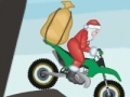 Santa on motorbike