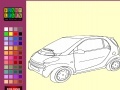 Fast wheel car coloring