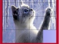 Cat and icicles slide puzzle