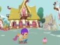 Riding a skateboard with Scootaloo