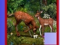 Deers in the garden slide puzzle