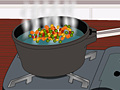Cooking vegetable salad