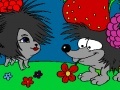 Coloring: Alluring Love Hedgehogs