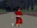 Skateboarding Santa