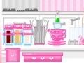 Kitchen with color pink 
