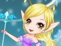 Dress and hairstyles for snow fairies
