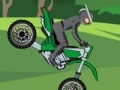 Ninja on a motorcycle
